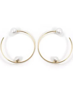 Joomi Lim Large Blake Hoops